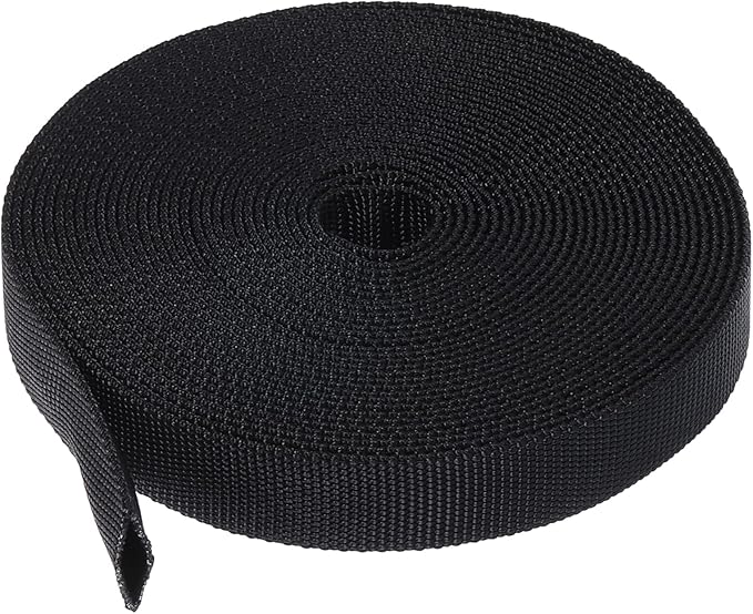 PATIKIL 0.5" Dia 24.6FT Nylon Protective Hose Sleeve, Cable Cover Sheath Protection for Welding Tig Torch Hydraulic Hose, Black