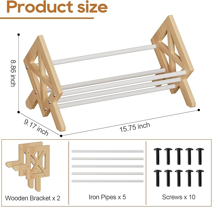 Desktop Bookshelf Organizer, Wood Office Tabletop Book Storage Rack, Tilting Bookcase for Books/CDs/Magazine Display (White)
