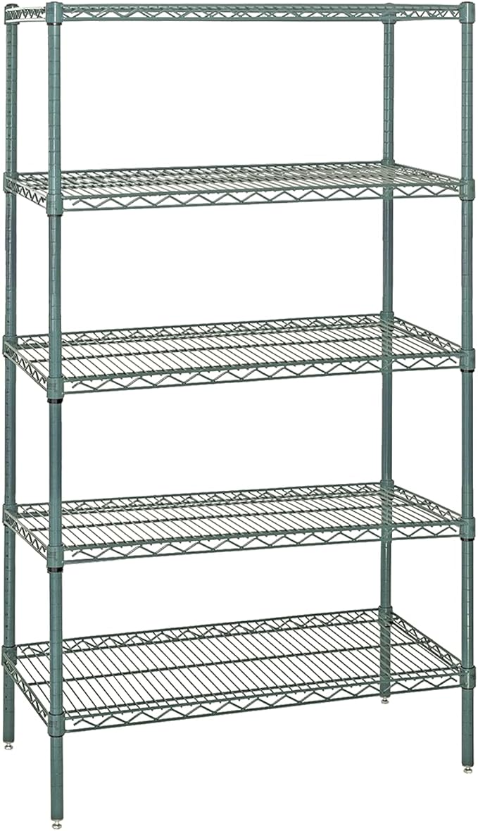 Quantum Storage Systems WR86-3636P-5 Wire 5 Shelf Starter Kit, Proform, 36" x 36" x 86"