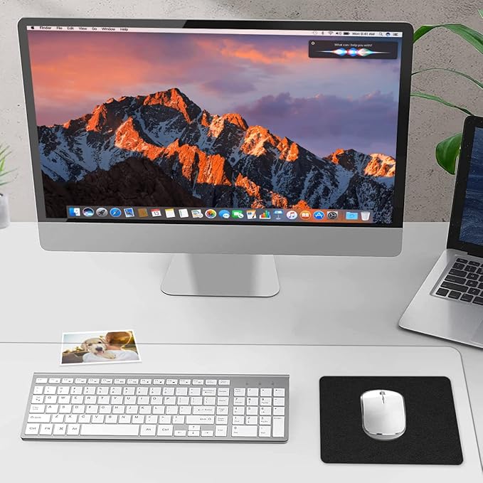 24 x 36 Inches Clear Desk Pad Blotter Plastic Transparent Desk Mat for Desktop PVC Vinyl Table Pad Easy Clean Desk Cover Protector for Writing Desk Tabletop Office Computer with Mouse Pad