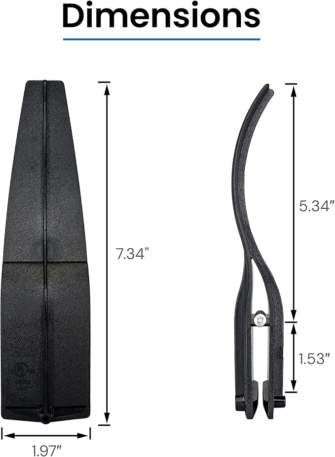 ICC Cable Runway Retainer Kit – 10-Pack | Steel, Black Powder Coat, Secures Cables in Runway