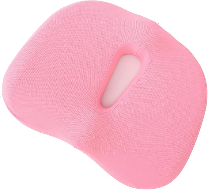 Memory Foam Seat Cushion Breathable Hollow Core Orthopedic Sitting Pillow Pad for Office Car Home (Pink)