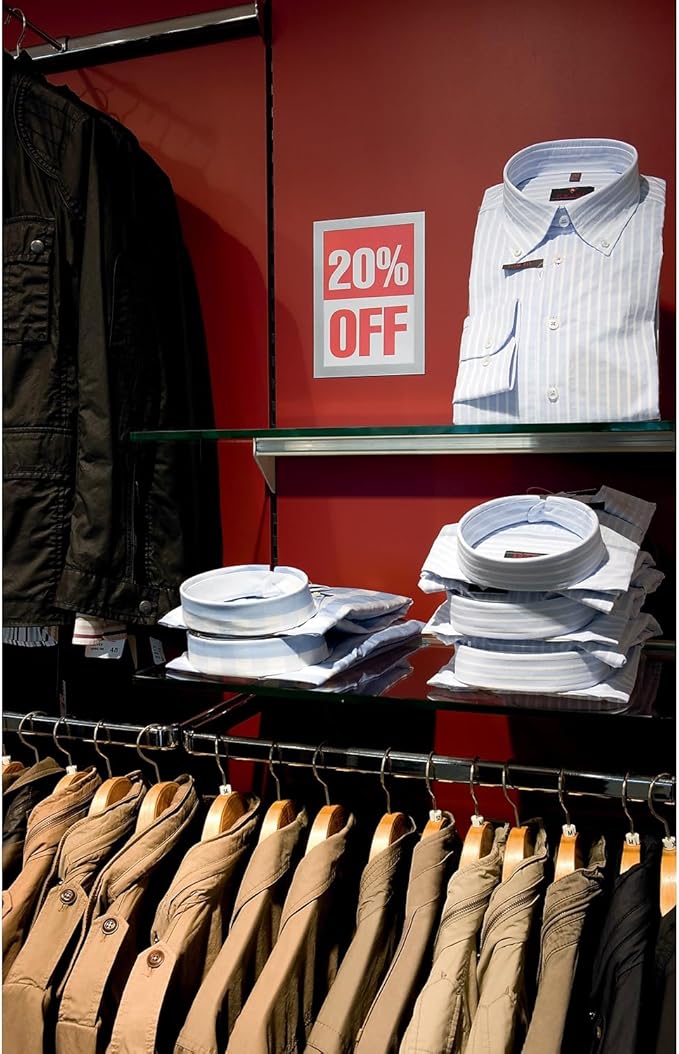 Durable Duraframe Self Adhesive Magnetic Sign Holder in Half Letter-Size 5.5" x 8.5" Inches - Silver Frame - Pack of 2