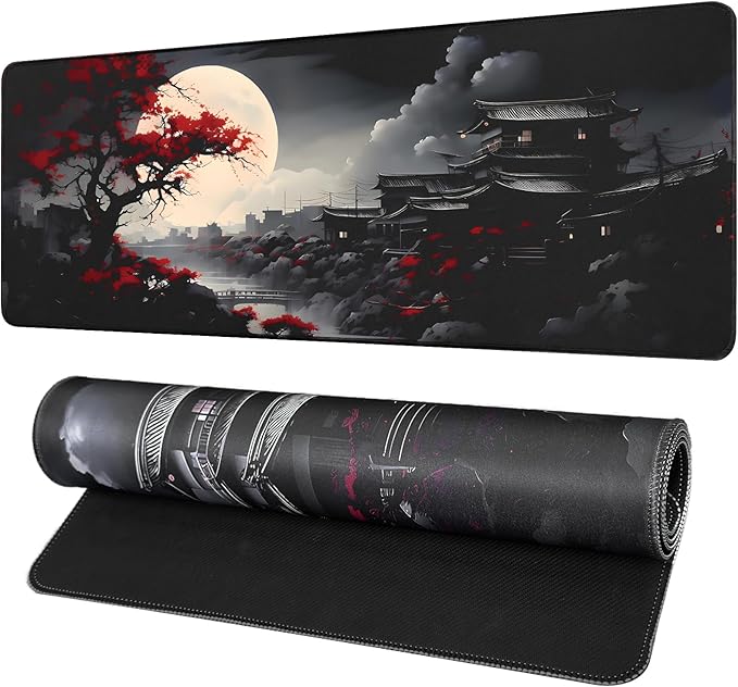 FreeNook Mouse Pad Gaming Mousepad,Large Mousepads for Keyboard and Mouse with Non-Slip Rubber Base,Suitable for School,Office,Home,47.2 x 23.6 Inch