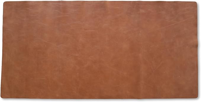 Genuine Leather Desk Pad, Office Desk Mat, Large Desk Blotter, Desk Protector, and Mouse Pad – 31.5" x 15.75" (1.8-2.0 mm) Tan, Waterproof, Premium Quality for Desk Surface Protection and Comfort