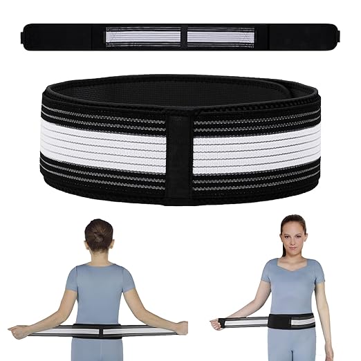 Waist Belt Sacroiliac Hip Belt, Lumbar Support Sciatica Pain Relief, Sacroiliac SI Joint - Lower Back Support Brace for Women and Men, Non-Slip and Adjustable & Breathable Back Pain Relief (Medium)