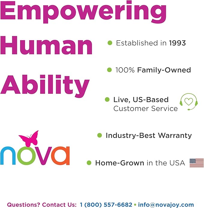 NOVA Gel & Memory Foam Seat & Wheelchair Cushion in 8 Sizes (from 16” x 16” to 18” x 24” Extra Wide), Comfortable & Durable Everyday Seat Cushion with Removable Water Resistant Cover, 2” or 3” Thick