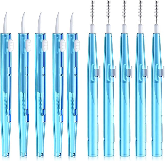 10Pcs Cell Phone Cleaning Kit, Dual Head Anti-Clogging Nylon Brushes Hook Cleaner, Multifunction Mini Cleaning Kits for 16 17 Pro Max Charging Port, Phone Speaker, Earphone, Tablet, Camera, Keyboard
