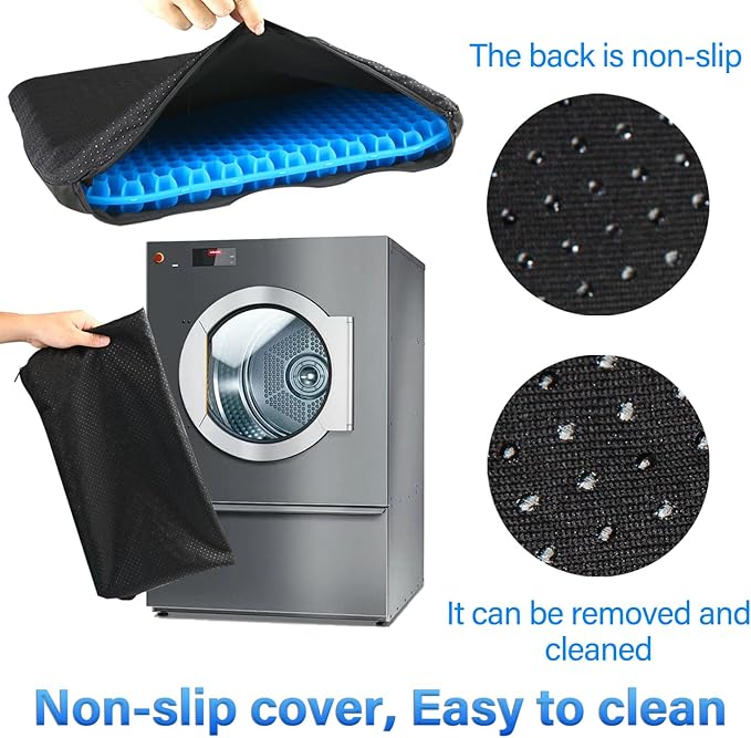 EVEME Large Anti-Slip Kayak Seat Cushion-18 x 17 inches - Waterproof Thicken Gel Boat Kayak Canoe Rowing Stadium Pad for Sit in Kayak Chair Lifetime Kayak Accessories Equipment Gear for Fishing Kayak