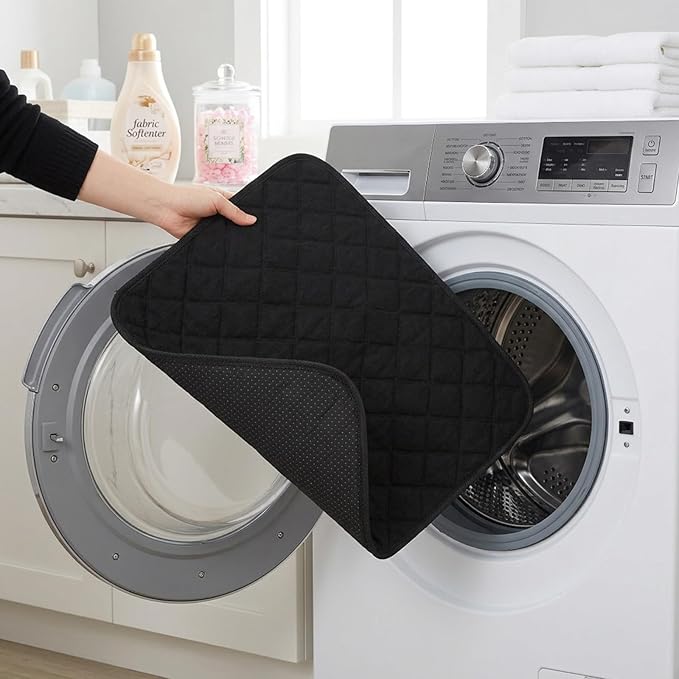 Kenaoeo 22 x 21 Inch Waterproof Chair Pads for Incontinence 4 Pack Reusable Washable Absorbent Seat Protector Pads Non Slip Wheelchair Accessories for Home and Travel, Black
