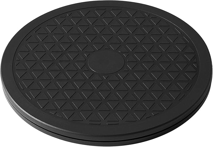 8 Inch Heavy Duty Rotating Swivel Stand - Lazy Susan with Steel Ball Bearings for Model Base/Rotating Plants/Crafts Stand Monitor/TV/Monitors/Potted Plants (360˚ Rotation)
