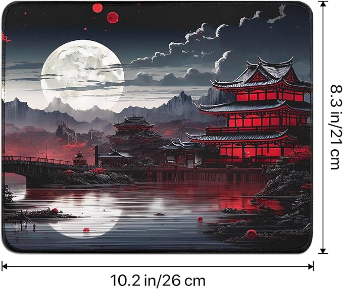 FreeNook Mouse Pad Gaming Mousepad,Small Mousepad for Keyboard and Mouse with Non-Slip Rubber Base,Suitable for School,Office,Home,10.2 x 8.3 Inch