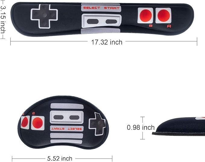 Keyboard Wrist Rest Pad and Mouse Wrist Support for Office, Game,Computer, Laptop, Pain Relief Memory Foam Wrist Rest Set (WRT-05)