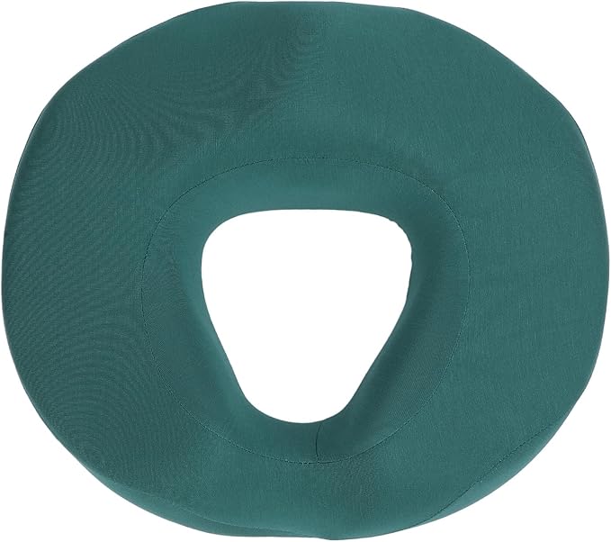 Donut Pillow, Breathable Latex Seat Cushion, Comfortable for Office, Home, Vehicles, Improve Sitting Posture with Pressure Reduce (Green)