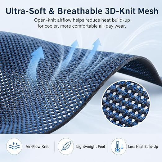 Modern Back Brace for Lower Back Pain Relief, 9" Wide Lumbar Support Belt for Men and Women with Removable Aluminum Panel, 3D Knitted Mesh Back Support Brace with Dual Compression Straps for Work, Lifting, Driving & Daily Wear