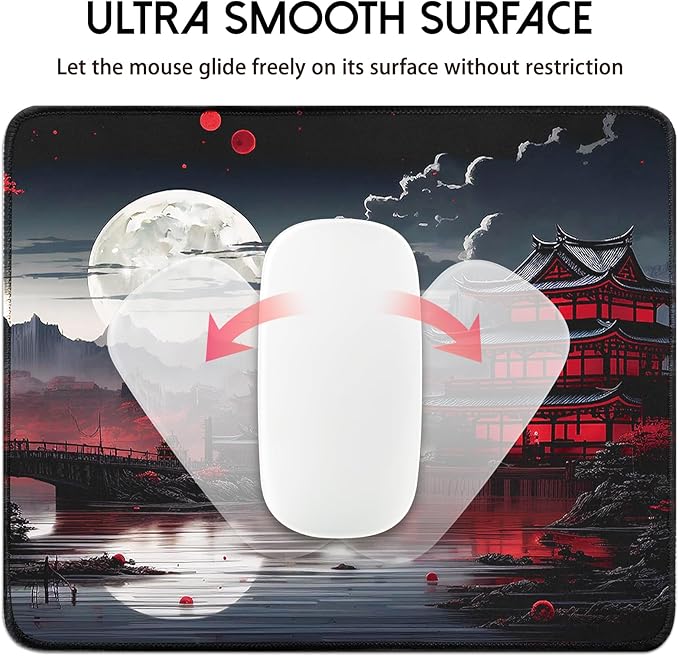 FreeNook Mouse Pad Gaming Mousepad,Small Mousepad for Keyboard and Mouse with Non-Slip Rubber Base,Suitable for School,Office,Home,10.2 x 8.3 Inch