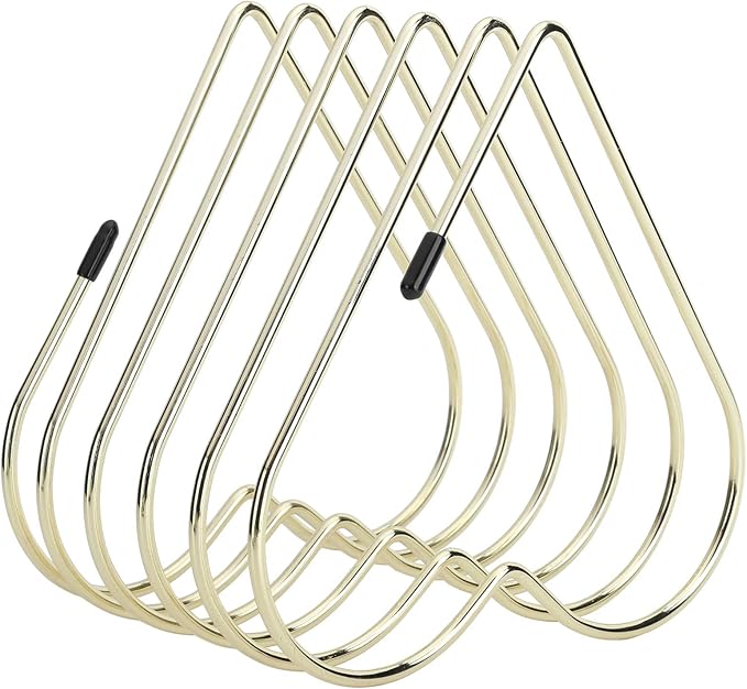 Folder Holder for Desk, Heart Shaped Desk File Organizer Vertical File Holder, 5 Slots Iron Gold File Holder, Telescopic Book File Organizer Stand for Desk File, Gold