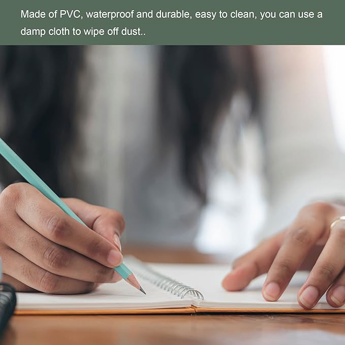 YOKIVE Desk Mat Protector, PVC Non Slip Waterproof | Laptop Pad Writing Mat for Desktop Keyboard Mouse (Blue, 27.56x13.78 Inch)
