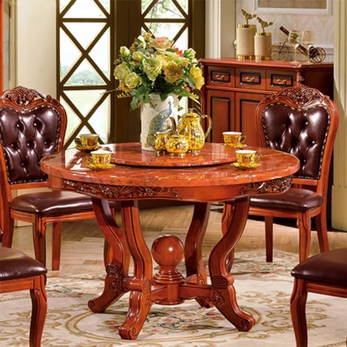 Round 48 Inch Diameter Crystal Dining Room Protector Round Clear Plastic Table Cover Mat Wipeable Vinyl PVC Table Cloths Coffee Conference Table Pad Wood Furniture Protector Table Topper Protective