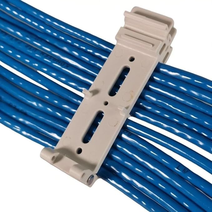 Cable Organizer for Server Racks Mounting Hardware Sturdy Cable Tray Clips