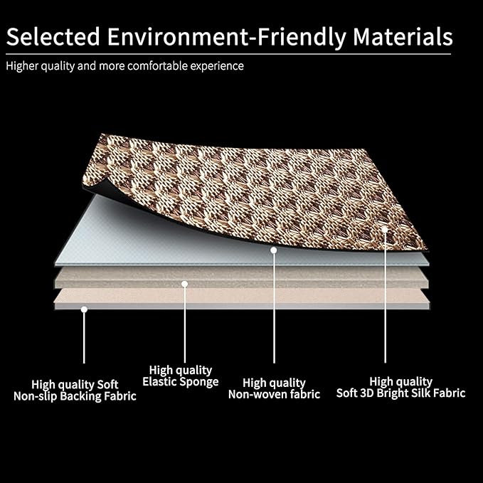 Auto Newer Breathable Universal Four Seasons Car Seat Covers, Luxury Car Seat Cushion，Protectors for Front Seat Bottoms,Compatible with 95% Vehicles， Fit for Cars Truck SUV (Gold Beige,2PCS)