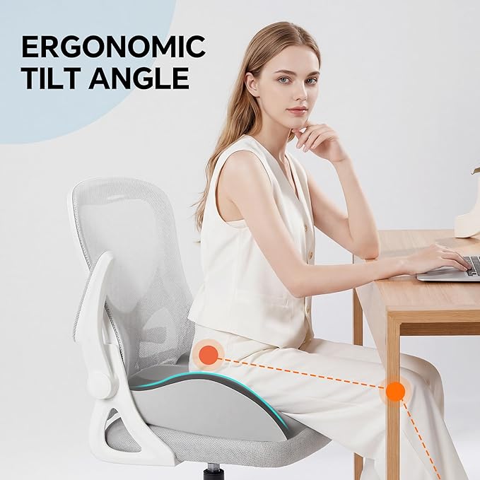 ROYALAY Ergonomic Recliner Cushions for Elderly, Memory Foam Recliner Cushions for Long Sitting, Chair Seat Pad for Back Pain with Detachable Cover(Grey)
