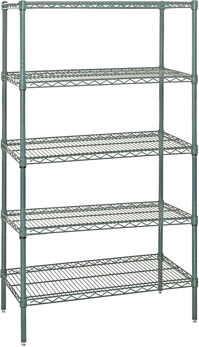 Quantum Storage Systems WR63-2472P-5 5 Shelf Proform Shelving Starter Unit, 24" x 72" x 63"