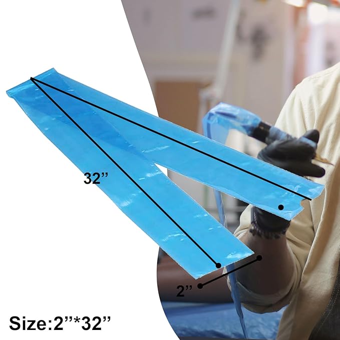 Tattoo Cord Covers Sleeves - NAQASE 125pcs Tattoo Clip Cord Cover Tattoo Pen Bags Tattoo Cord Sleeves Blue Clip Cord Covers Wrap