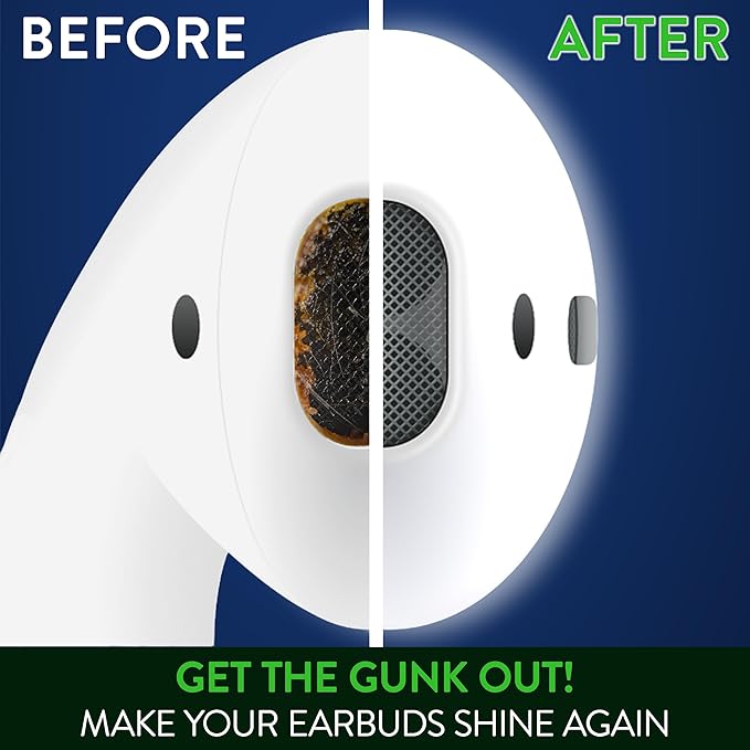 Cleaner Kit for Airpods by AirSquares | the Original Earbud Cleaning Putty Compatible with Airpods & Earbuds, Remove Wax, Dirt & Gunk from Tech Devices, As Seen on NBC's Today Show (12 Pack)