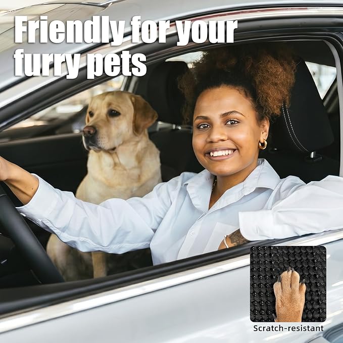 Cooling Seat Cover for Cars, Ventilated Car Seat Cover for Suction, 12V 3-Speed Cooling Seat Cushion with 2 Fans, Universal Fit for Car SUV Truck Home Office, Non-Slip Breathable Ice Silk & Leather