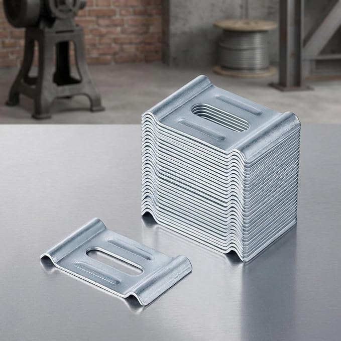 30x Cable Raceways Hold Down Wire Easy to Install Support Washer Mesh Cable Tray