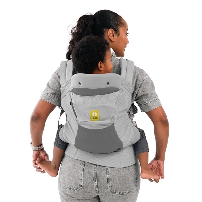 LÍLLÉbaby 3-in-1 Ergonomic CarryOn Airflow DLX Toddler Carrier with Lumbar Support & Breathable Mesh Lining (25-60 lbs), Supportive & Comfortable, Multi-Position Carrying for Hiking & Travel (Quarry)