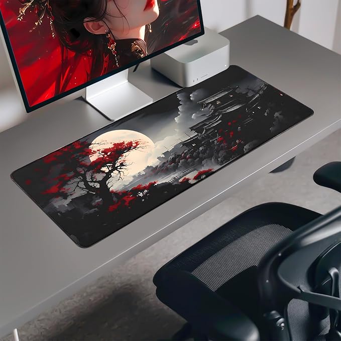 FreeNook Mouse Pad Gaming Mousepad,Large Mousepads for Keyboard and Mouse with Non-Slip Rubber Base,Suitable for School,Office,Home,31.5 x 11.8 Inch