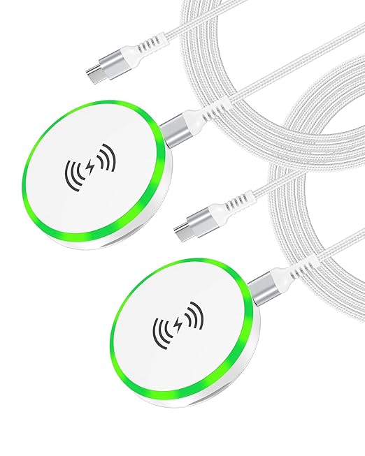 Pixelsnap 10 9a MagSafe Wireless Charger Pad with Stand 15W Fast Charging Magnetic Pad for Samsung Galaxy S25 Ultra/S24, iPhone 17/16e/15, Google Pixel 9a/10 Pro XL, AirPods, Android Cordless Charger