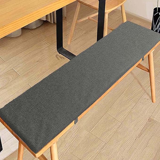 Window seat Cushion 70 * 35 * 3cm Filled with high-Density Sponge,Thickened and Soft，Anti-Slip/Zipper,Equipped with Anti-Slip Fixing Straps，for Kitchens, Dining Rooms, Floor Swings, Gardens, and