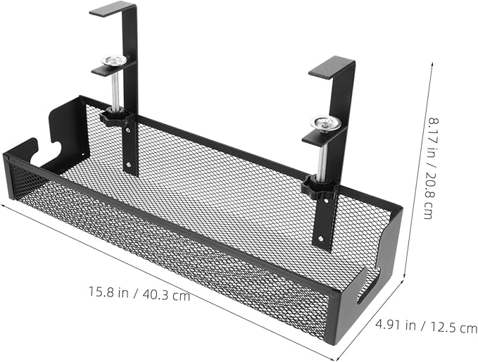 Vaguelly Desk Tray Wire Organizer for Effortless Cord Control Large for Use Lightweight and Easy to Install
