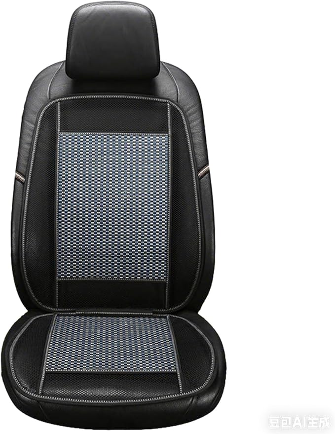 Autopeck Cooling Car Seat Covers Protector Cushion Standard Size Full Air Flow Ventilated Cover Pad Mat Breathable for Car Seat Driver Auto Chair Pads (Black/Blue)