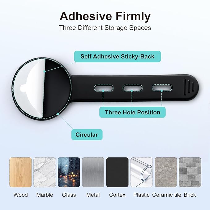 12Pcs Silicone Integrated Design Cable Management for Computer, TV, Machine Cords in Homes, Offices, Schools, Classrooms and Factories, Adjustable Elastic Self Adhesive Cord Organizers, Black