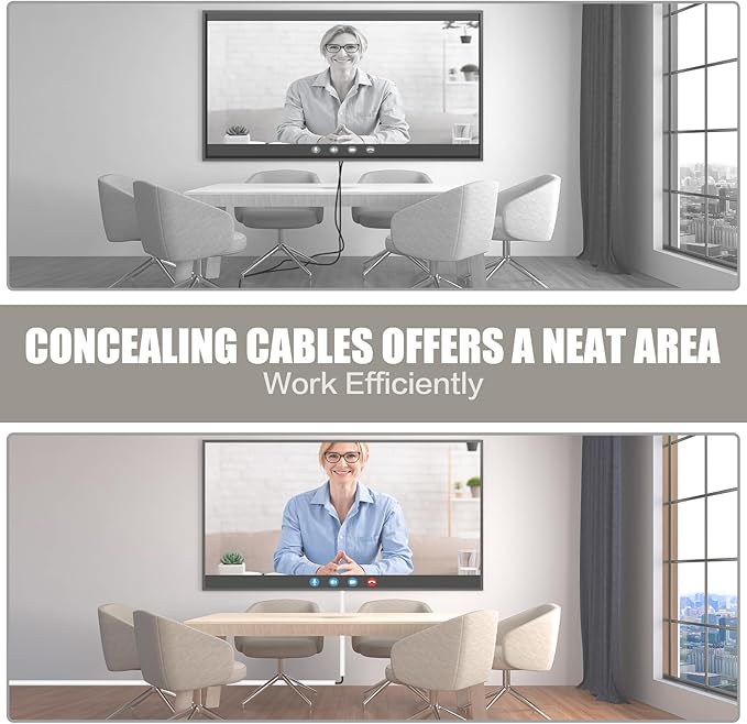 Cord Wall Cover, 236in Self-Adhesive Wire Covers for Cords on Wall, Extension Cable Hider for Floor, Mounted Tv, Home and Office Cavity 0.63" Wx0.31 H (White)