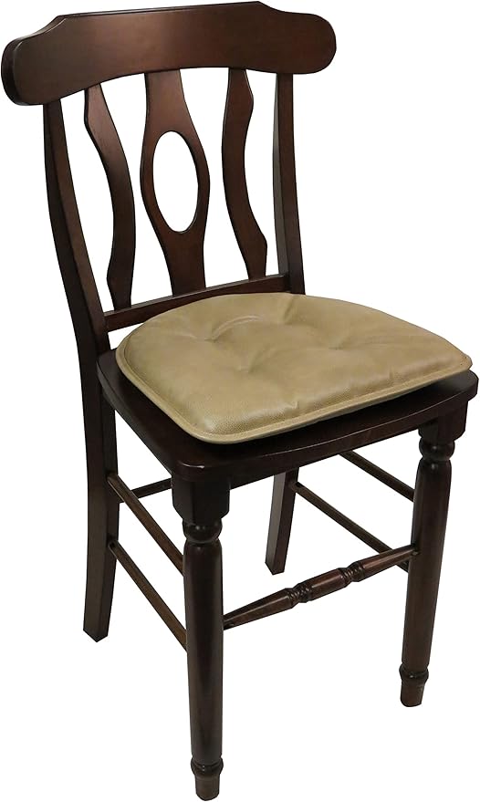 Non-Slip Chair Cushions, Assembled in USA, U-Shaped Skid-Proof Seat Pads for Dining Room, Kitchen, Office, 15"x16"