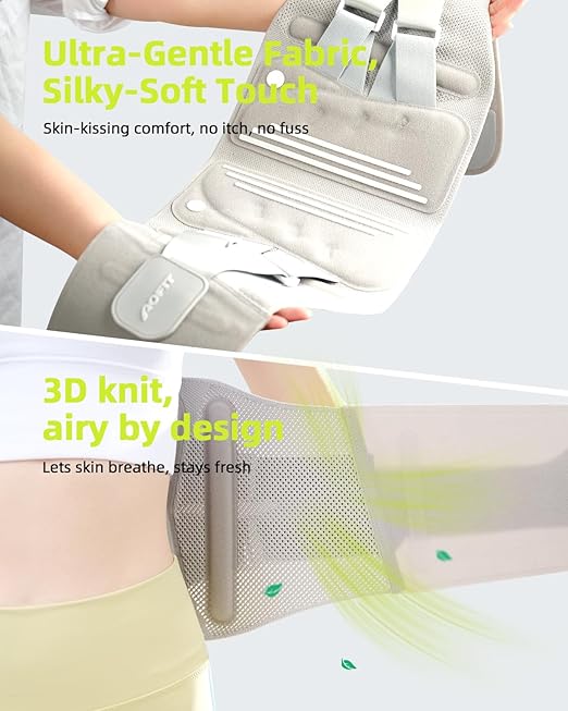 Back Brace for Lower Back Pain Women and Men with 3D Support Plate: Adjustable Lumbar Support Belt with 4 Stays & Support Straps & Ultra-thin Mesh for Under Clothes Sciatica, Scoliosis, Herniated Disc