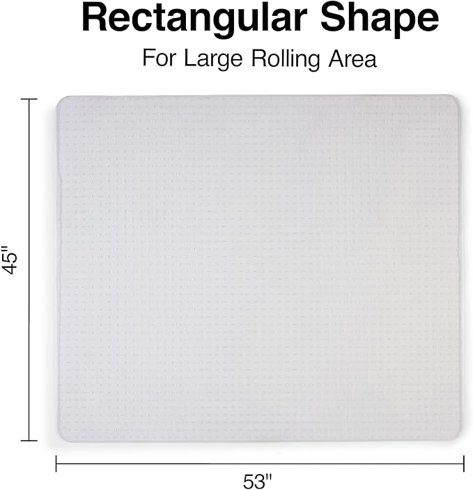Staples 45X53 Low Pile Chair Mat No Lip