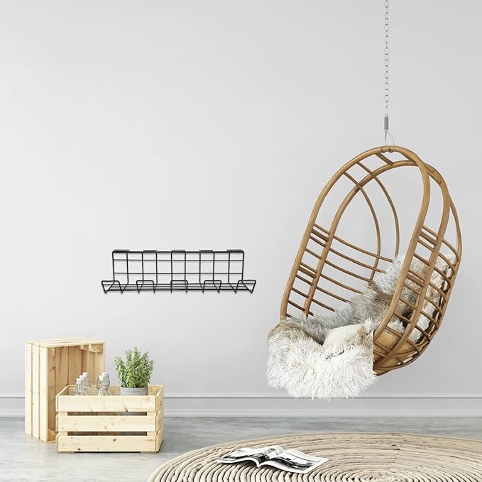 Angoily Desk Cable Management Tray Metal Wire Organizer for Office and Home No Drill Required Easy Installation Suitable for Computer Router and Power Strips