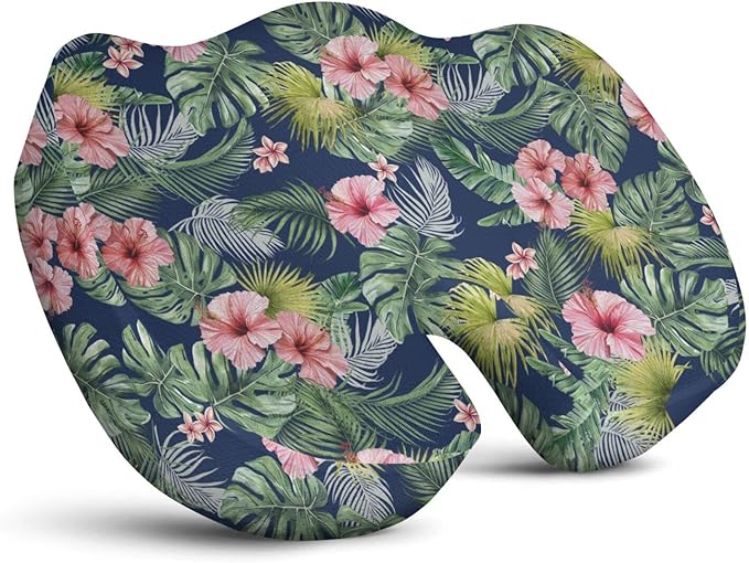 Tailbone Pain Relief Cushion, Memory Foam Seat Cushion for Coccyx Sciatica Pain Pressure Relief Office Desk Chair