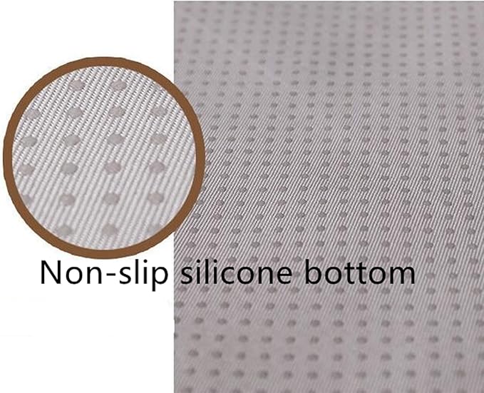 U Shaped Chair Cushion Cover with Ties for Dining Chair Pad Set of 4 Linen Thick Non Slip Seat Cushion for Kitchen Living Room Office Chair Decor Machine Washable 17"x 16" (Grey, 4)