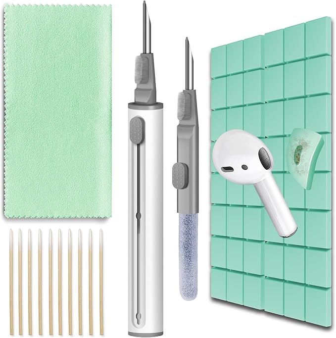 MOLOPPO Cleaning Putty, Phone Cleaning Kit with Clean Pen, Remove Ear Wax & Dirt & Gunk from Device's Small Crevices, for AirPod Cleaner Kit for Airpods Charging Case/Headphones/Electronics