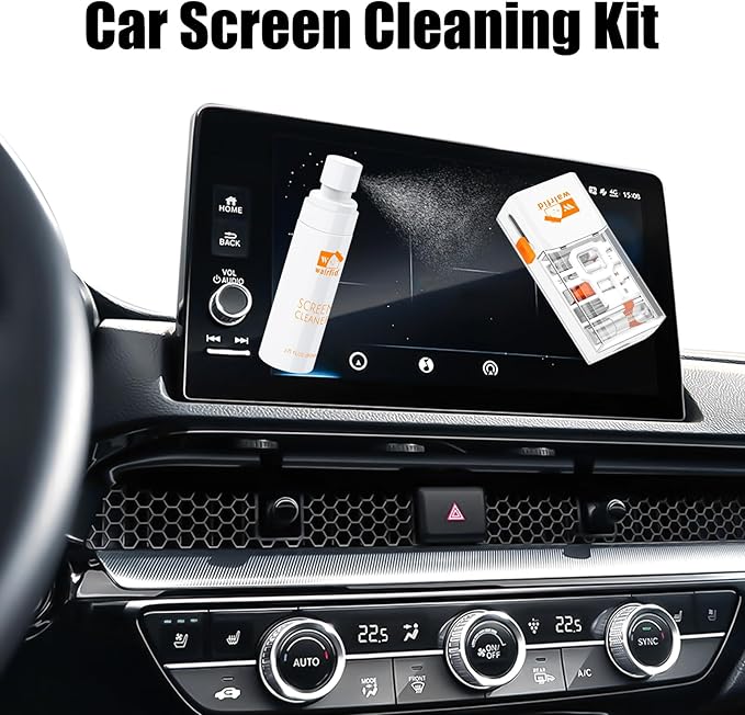 walrfid Laptop Keyboard Cleaner Kit with 80ml Screen Cleaner Spray, 15-in-1 Phone Computer Screen Cleaning Tool for iPhone iPad MacBook, Multi-Function Electronics Cleaning Kit for PC, Camera, White