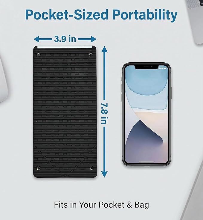2026 New Flexible Silicone Phone Holder, 360° Bendable Aluminum Core Stand, Portable Foldable Anti-Slip Universal Mount for Phone Tablet Laptop, Ideal for Travel Office Desktop Home (Black)