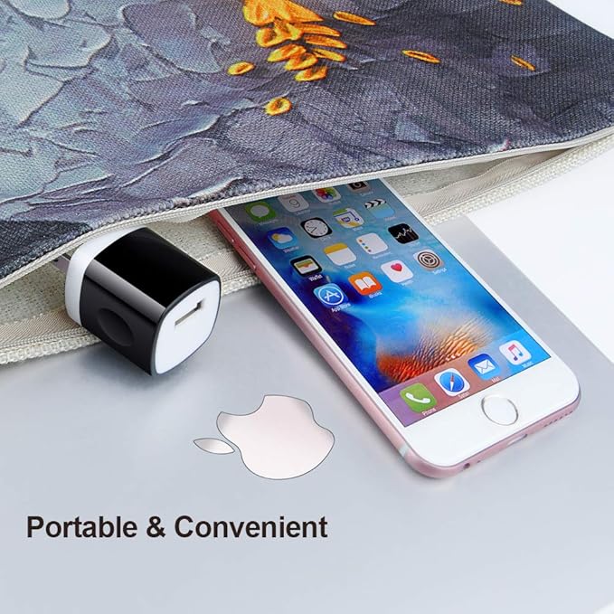 Wall Adapter, USB Wall Charger 6 Pack, UorMe 1A 5V Single Port USB Plug Power Adapter Compatible iPhone 14 Plus 13 12 11 Xs XR X 8, Samsung Galaxy S22 Ultra S22+ S22 A21 S10e S9 Note 20,Google Pixel 6