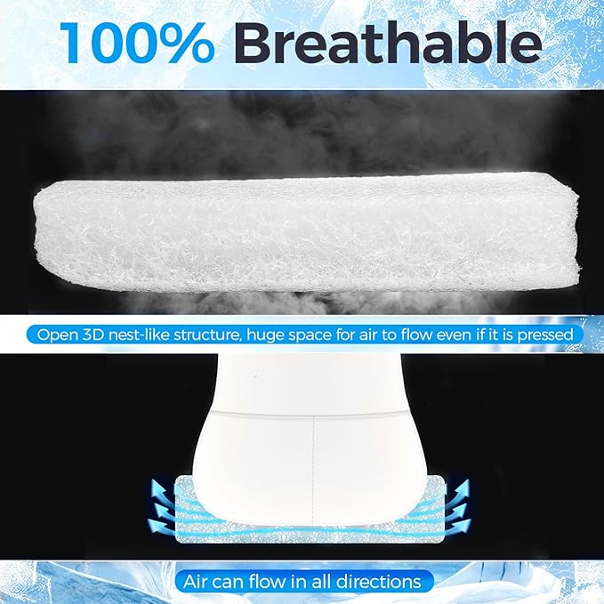 Breathable Chair Cushion,18x16 Office Chair Pad Wheelchair Wheel Chair Seat Cushion for Sciatica, Tailbone, Coccyx, Pressure Sore Relief. Ergonomic Thick, Medium Firm Anti-Slip